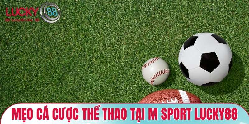 Mẹo cá cược thể thao tại M Sport Lucky88